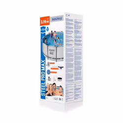 Bestway Steel Pro 5618W piscina fuori terra Piscina con bordi Piscina rotonda Bianco - Vista aggiuntiva 5