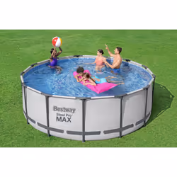 Bestway Steel Pro 5618W piscina fuori terra Piscina con bordi Piscina rotonda Bianco - Vista aggiuntiva 7