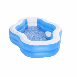 Bestway 54409 piscina fuori terra Piscina gonfiabile Piscina ovale Blu, Bianco - Vista aggiuntiva 4