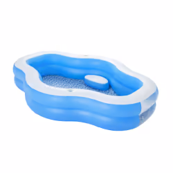 Bestway 54409 piscina fuori terra Piscina gonfiabile Piscina ovale Blu, Bianco - Vista aggiuntiva 6