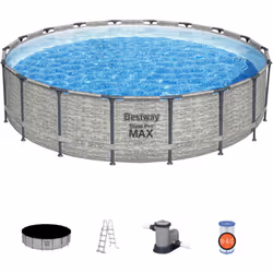 Cosa c'è di meglio dell'avere la propria piscina direttamente in giardino? Le piscine fuori terra Steel Pro MAX™ di Bestway® ...