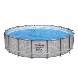 Bestway 5618Y piscina fuori terra Piscina con bordi Piscina rotonda 23062 L Grigio - Vista aggiuntiva 4