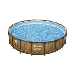 Bestway - Piscina tonda con oblo' 549xH.122 cm