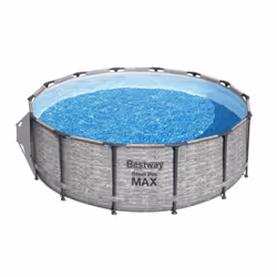 Bestway 5619D piscina fuori terra Piscina con bordi Piscina rotonda 15232 L Grigio - Vista aggiuntiva 7