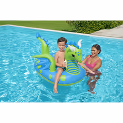 Bestway 41476 galleggiante da piscina e da spiaggia Blu, Verde Fantasia Gonfiabile cavalcabile - Vista aggiuntiva 8