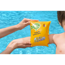 Bestway 32033 / 23 strumento per imparare a nuotare Verde, Giallo Braccioli da nuoto - Vista aggiuntiva 4