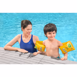 Bestway 32033 / 23 strumento per imparare a nuotare Verde, Giallo Braccioli da nuoto - Vista aggiuntiva 5