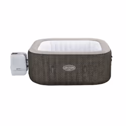 Bestway Lay-Z-Spa 60167, 840 L, 6 persona(e), Quadrato, Massaggio con bolle/Jet, Marrone, Bianco, 40 °C