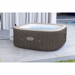 Bestway Lay-Z-Spa 60167 vasca idromassaggio e spa 840 L 6 persona(e) Quadrato Marrone, Bianco