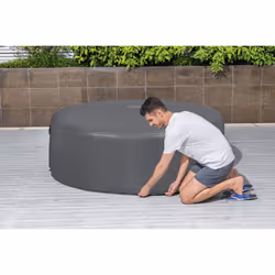 Bestway 60317 / 23 accessorio per vasche idromassaggio e spa Copertura per vasca idromassaggio Grigio - Vista aggiuntiva 7
