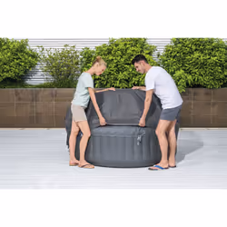 Bestway 60317 / 23 accessorio per vasche idromassaggio e spa Copertura per vasca idromassaggio Grigio - Vista aggiuntiva 8