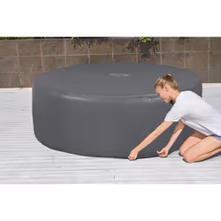 Bestway 60318 / 23 accessorio per vasche idromassaggio e spa Copertura per vasca idromassaggio Grigio - Vista aggiuntiva 7