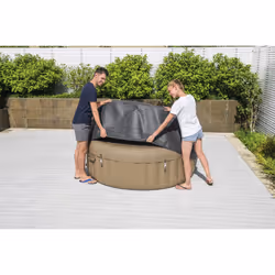 Bestway 60318 / 23 accessorio per vasche idromassaggio e spa Copertura per vasca idromassaggio Grigio - Vista aggiuntiva 8