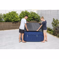 Bestway 60319 / 23 accessorio per vasche idromassaggio e spa Copertura per vasca idromassaggio Grigio - Vista aggiuntiva 7
