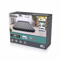 Bestway 67464 / 23, Doppio materasso, Queen, Rettangolo, Interno, Pompa ad aria integrata