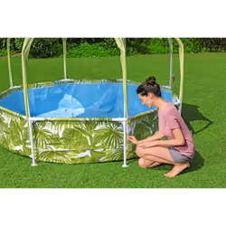 Bestway 56432 / 23 piscina fuori terra Piscina con bordi Piscina rotonda 1688 L Blu, Verde, Bianco - Vista aggiuntiva 8