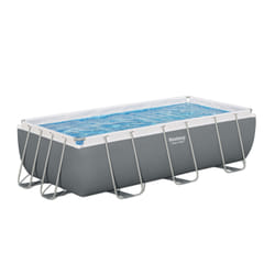 Bestway Power Steel 56441 / 23 piscina fuori terra Piscina con bordi Piscina rettangolare 6478 L Grigio