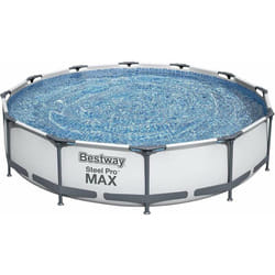 Bestway Steel Pro 56595 piscina fuori terra Piscina con bordi Piscina rotonda 10220 L Blu, Grigio