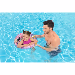 Bestway 91040 / 23 galleggiante da piscina e da spiaggia Rosa, Viola Immagine Tubo galleggiante
