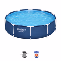 Bestway Steel Pro 56677 / 23 piscina fuori terra Piscina con bordi Piscina rotonda 4678 L Blu - Vista aggiuntiva 5