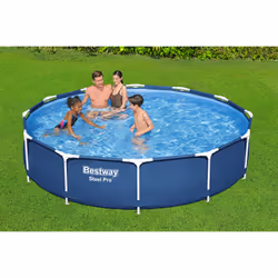 Bestway 56706 / 23 piscina fuori terra Piscina con bordi Piscina rotonda 6473 L Blu - Vista aggiuntiva 8