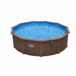 Bestway Hydrium 561CU, 21490 L, Piscina con bordi, Scala, Legno, 198,6 kg