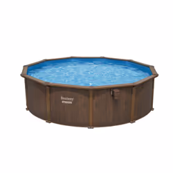 Bestway Hydrium 561CU piscina fuori terra Piscina con bordi Piscina rotonda 21490 L Legno