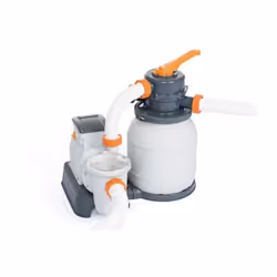Il Filtro a Sabbia Flowclear 5.678 l/h Bestway 58497 è la soluzione ideale per mantenere l'acqua della tua piscina nelle cond ...
