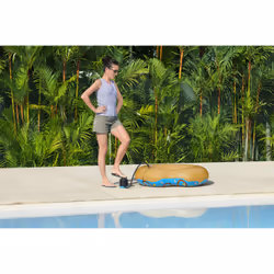 Bestway 62147 / 24 pompa ad aria da pavimento Nero, Blu Gonfiabili - Vista aggiuntiva 8