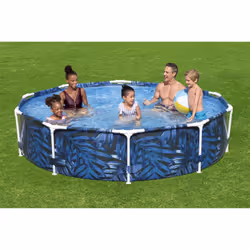 Bestway 56985 / 24 piscina fuori terra Piscina con bordi Piscina rotonda 4062 L Blu - Vista aggiuntiva 7