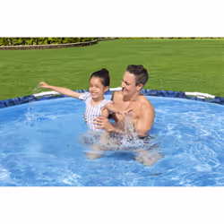 Bestway 56985 / 24 piscina fuori terra Piscina con bordi Piscina rotonda 4062 L Blu - Vista aggiuntiva 8