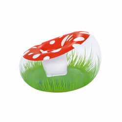 Bestway 75123 poltrona gonfiabile Poltrona a un posto Verde, Rosso, Trasparente, Bianco - Vista aggiuntiva 4