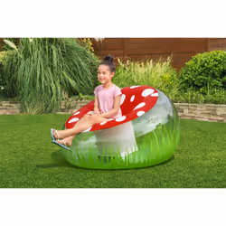 Bestway 75123 poltrona gonfiabile Poltrona a un posto Verde, Rosso, Trasparente, Bianco - Vista aggiuntiva 8