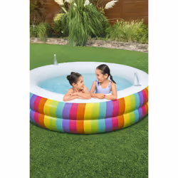 Bestway 54443 piscina fuori terra Piscina gonfiabile Piscina rotonda Multicolore - Vista aggiuntiva 8