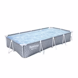 Bestway 561FT piscina fuori terra Piscina con bordi Piscina rettangolare 4000 L Grigio