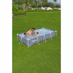Bestway 561FT piscina fuori terra Piscina con bordi Piscina rettangolare 4000 L Grigio - Vista aggiuntiva 4