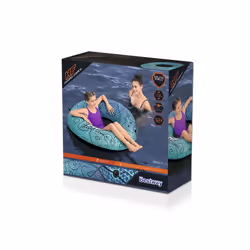Bestway 36401 galleggiante da piscina e da spiaggia Nero, Blu Fantasia Anello di nuoto
