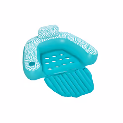 Bestway 43719 galleggiante da piscina e da spiaggia Blu Monocromatico PVC Sedia a sdraio galleggiante - Vista aggiuntiva 6