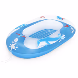 Bestway 34037 / 24 galleggiante da piscina e da spiaggia Blu, Bianco Fantasia PVC Gonfiabile cavalcabile - Vista aggiuntiva 4