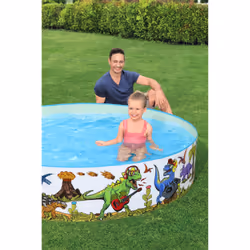 Bestway 55022 / 24 piscina fuori terra Piscina con bordi Piscina rotonda Multicolore - Vista aggiuntiva 4