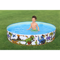 Bestway 55022 / 24 piscina fuori terra Piscina con bordi Piscina rotonda Multicolore - Vista aggiuntiva 5