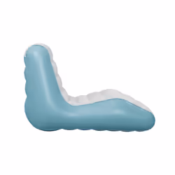 Bestway 75127 poltrona gonfiabile Poltrona a un posto Blu, Bianco - Vista aggiuntiva 5