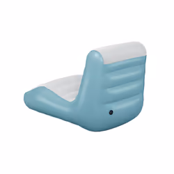 Bestway 75127 poltrona gonfiabile Poltrona a un posto Blu, Bianco - Vista aggiuntiva 7
