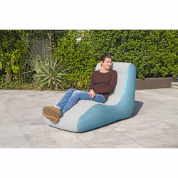 Bestway 75127 poltrona gonfiabile Poltrona a un posto Blu, Bianco - Vista aggiuntiva 8