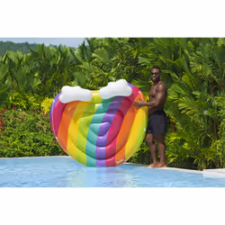 Bestway 43722 galleggiante da piscina e da spiaggia Multicolore Monocromatico PVC Materassino galleggiante - Vista aggiuntiva 8