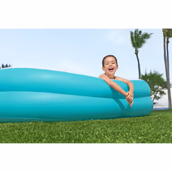 Bestway 54446 piscina fuori terra Piscina gonfiabile Piscina quadrata Blu, Bianco - Vista aggiuntiva 8