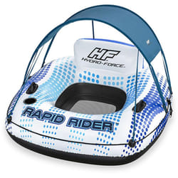 Bestway Ruota Gonfiabile con Manici Rapid Rider con Parasole D137 cm Spiaggia e Piscina 43725