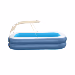 Bestway 54449 piscina fuori terra Piscina gonfiabile Piscina rettangolare Blu, Bianco - Vista aggiuntiva 4