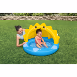 Bestway 52637 galleggiante per nuoto da bambini Cloruro di polivinile (PVC) Blu, Giallo Vaschetta per bambini - Vista aggiuntiva 5