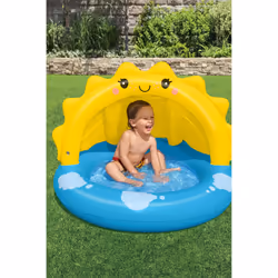 Bestway 52637 galleggiante per nuoto da bambini Cloruro di polivinile (PVC) Blu, Giallo Vaschetta per bambini - Vista aggiuntiva 6